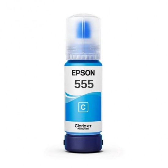 Botella de Tinta Epson T555 Cyan