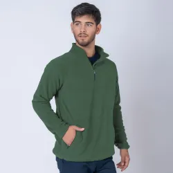 Buzo Polar medio cierre SW Verde