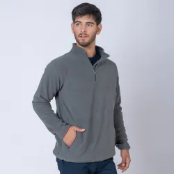 Buzo Polar medio cierre SW Gris Oscuro