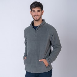 Buzo Polar medio cierre SW Gris Oscuro