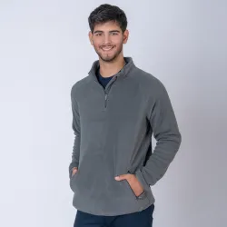 Buzo Polar medio cierre SW Gris Oscuro