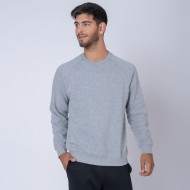 Buzo De Felpa Sw Gris Melange