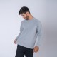 Buzo De Felpa Sw Gris Melange