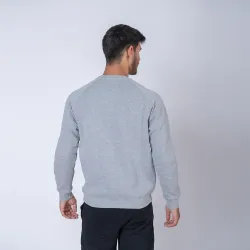 Buzo De Felpa Sw Gris Melange