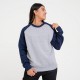 Buzo Felpa SW gris melange/azul Buzo Felpa SW gris melange/azul