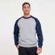 Buzo Felpa SW gris melange/azul Buzo Felpa SW gris melange/azul