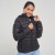 Campera Dama Inflada Puffer II Capucha SW Negro