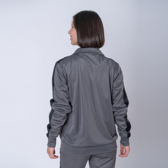 Campera deportiva gris/negro