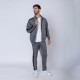 Campera deportiva gris/negro