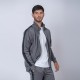 Campera deportiva gris/negro