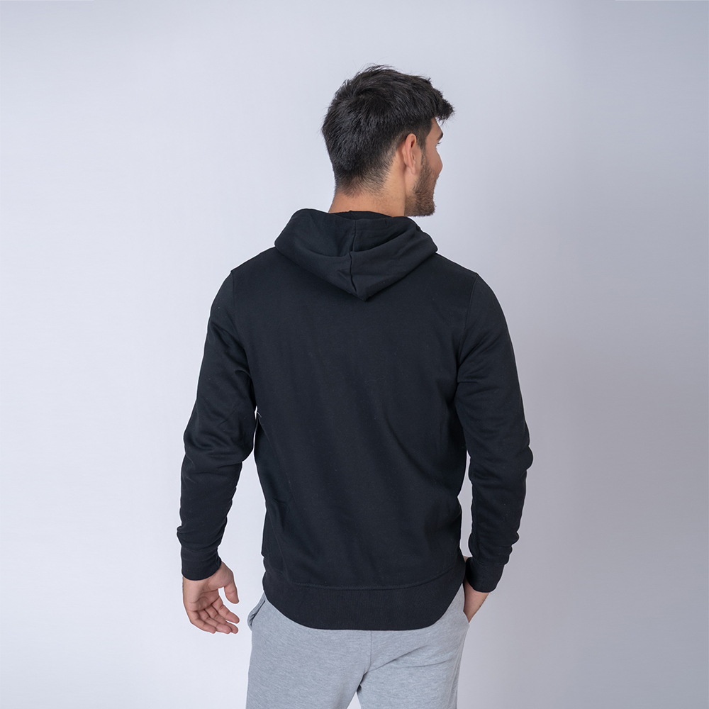 Campera Adulto Felpa Sw Negro