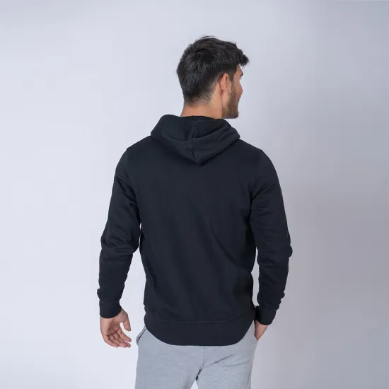 Campera Adulto Felpa Sw Negro