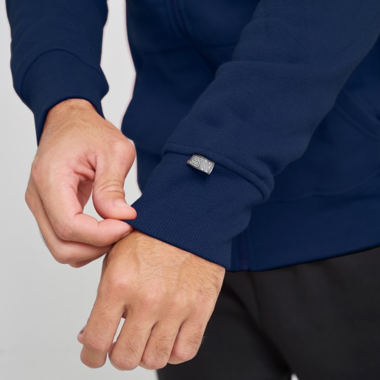 Campera Adulto Felpa Sw Azul Marino