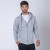 Campera De Felpa Sw Gris Melange