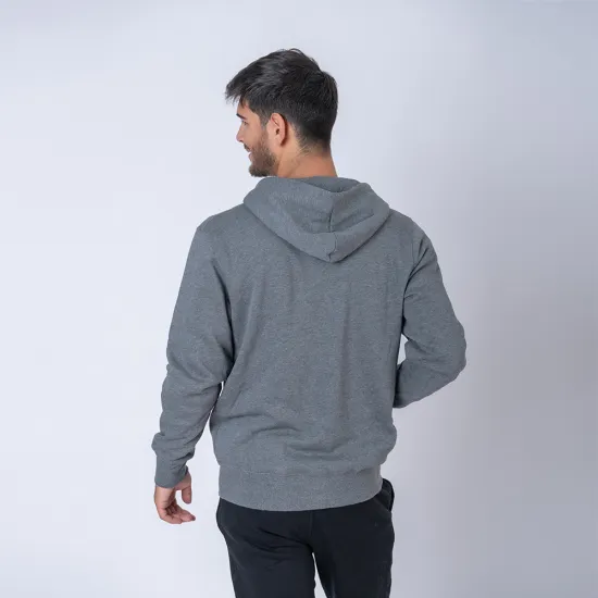 Campera Adulto felpa SW gris topo