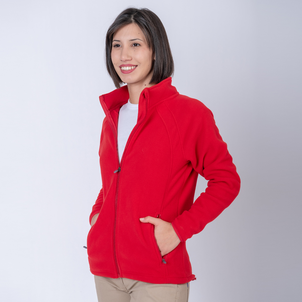 Campera Polar dama SW rojo