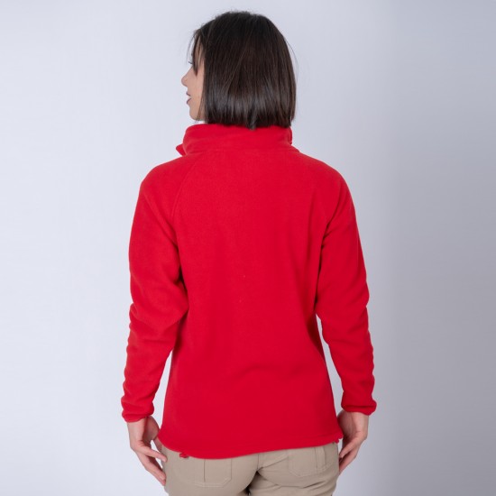 Campera Polar dama SW rojo