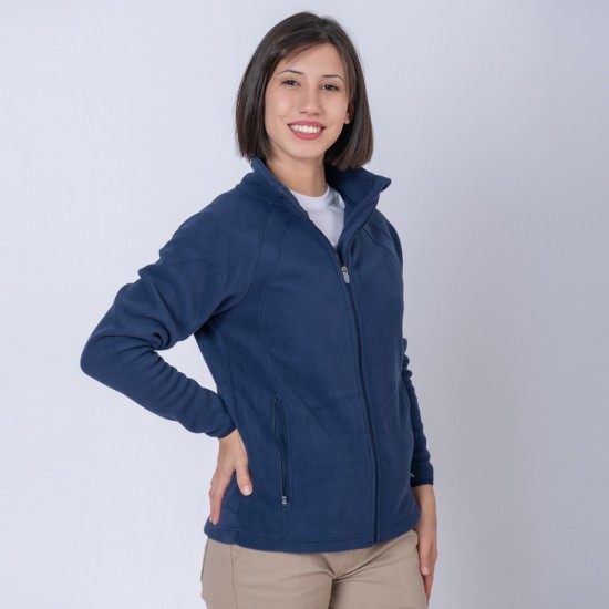 Campera Polar dama SW azul marino