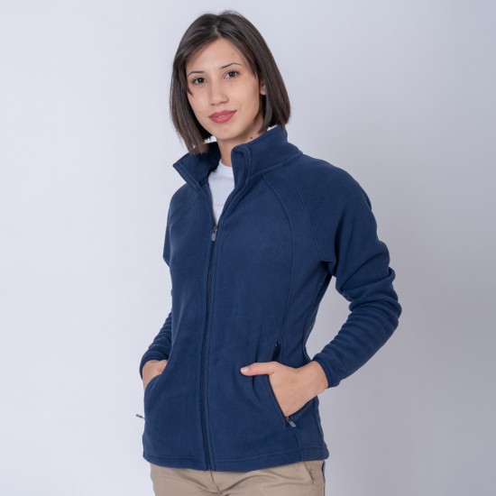 Campera Polar dama SW azul marino