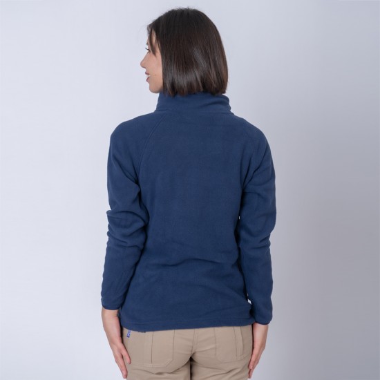 Campera Polar dama SW azul marino
