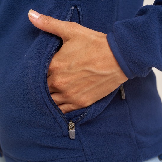 Campera Polar dama SW azul marino