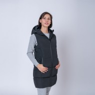 Chaleco Dama Inflado Negro