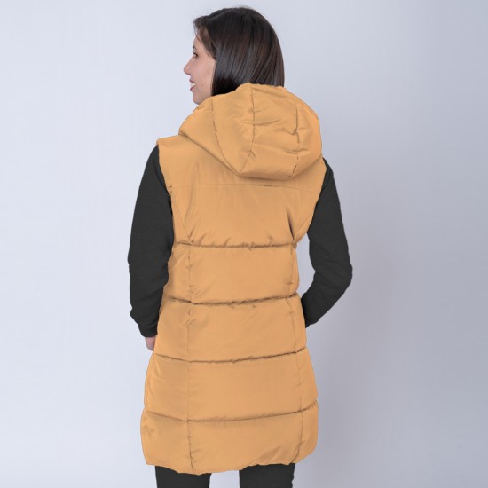 Chaleco Dama Inflado Negro