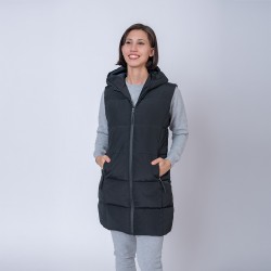 Chaleco Dama Inflado Negro