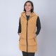 Chaleco Dama Inflado Beige Chaleco Dama Inflado Beige