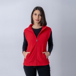 Chaleco Polar Dama SW Rojo