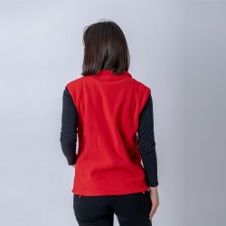 Chaleco Polar Dama SW Rojo