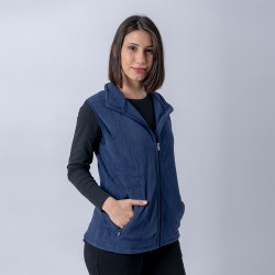 Chaleco Polar Dama SW Azul