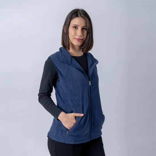 Chaleco Polar Dama SW Azul