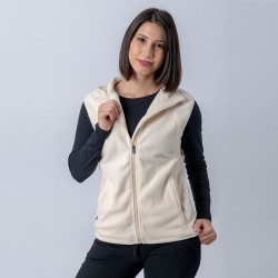 Chaleco Polar Dama SW Beige