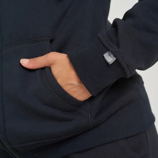 Campera Dama Felpa SW negro Campera Dama Felpa SW negro