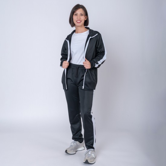 Pantalon Deportivo negro/blanco
