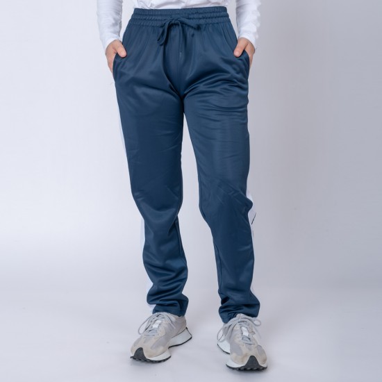 Pantalón Deportivo Azul/Blanco