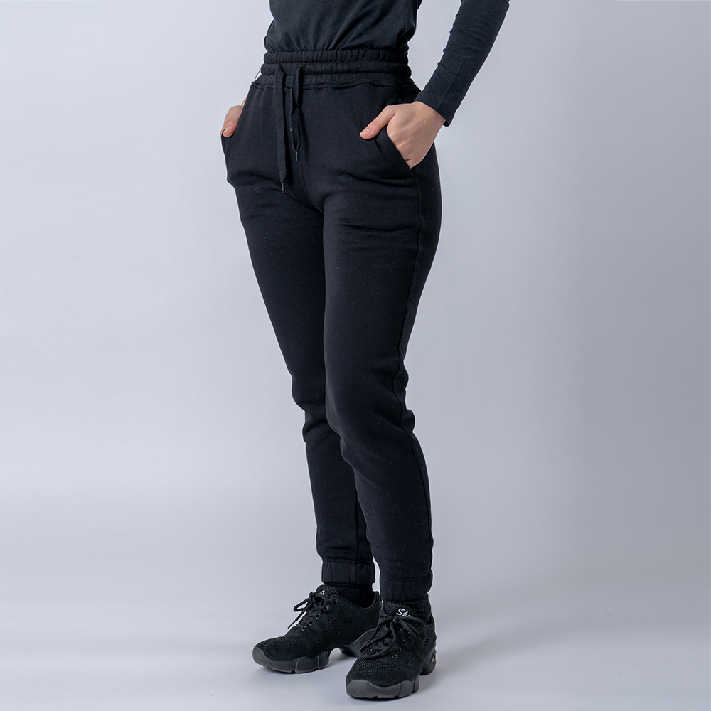 Pantalón Felpa Unisex Negro