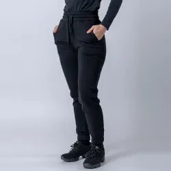 Pantalón Felpa Unisex Negro