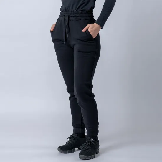Pantalón Felpa Unisex Negro
