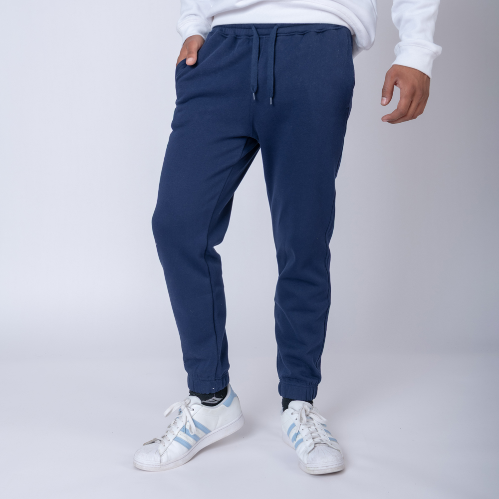 Pantalón Felpa Unisex Azul Marino