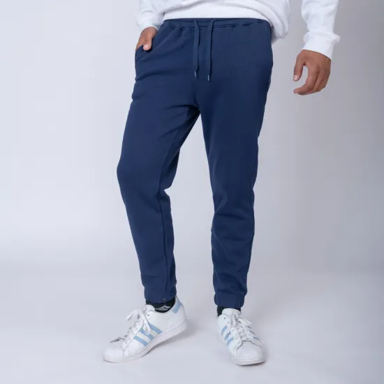 Pantalón Felpa Unisex Azul Marino
