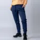 Pantalón Felpa Unisex Azul Marino