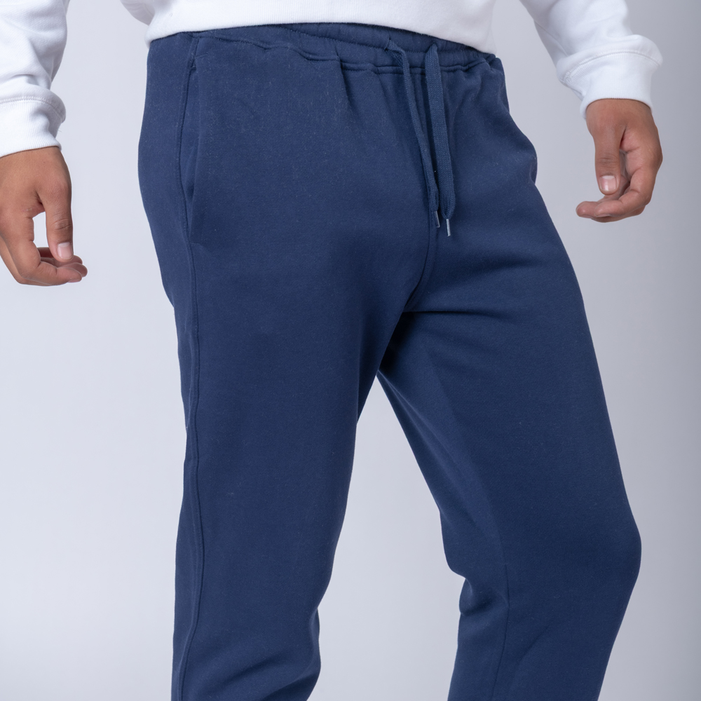 Pantalón Felpa Unisex Azul Marino