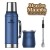 Combo Stanley Termo Mate Bombilla Azul