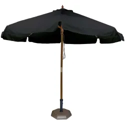 Sombrillón Hardwood Negro 3 mts