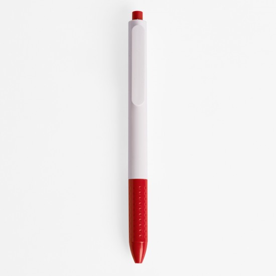 Lapicera LS564 Blanco/Rojo