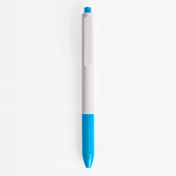 Lapicera LS564 Blanco/Celeste