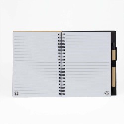 Cuaderno Recycle Negro