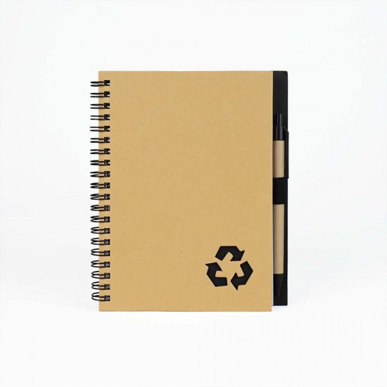 Cuaderno Recycle Negro